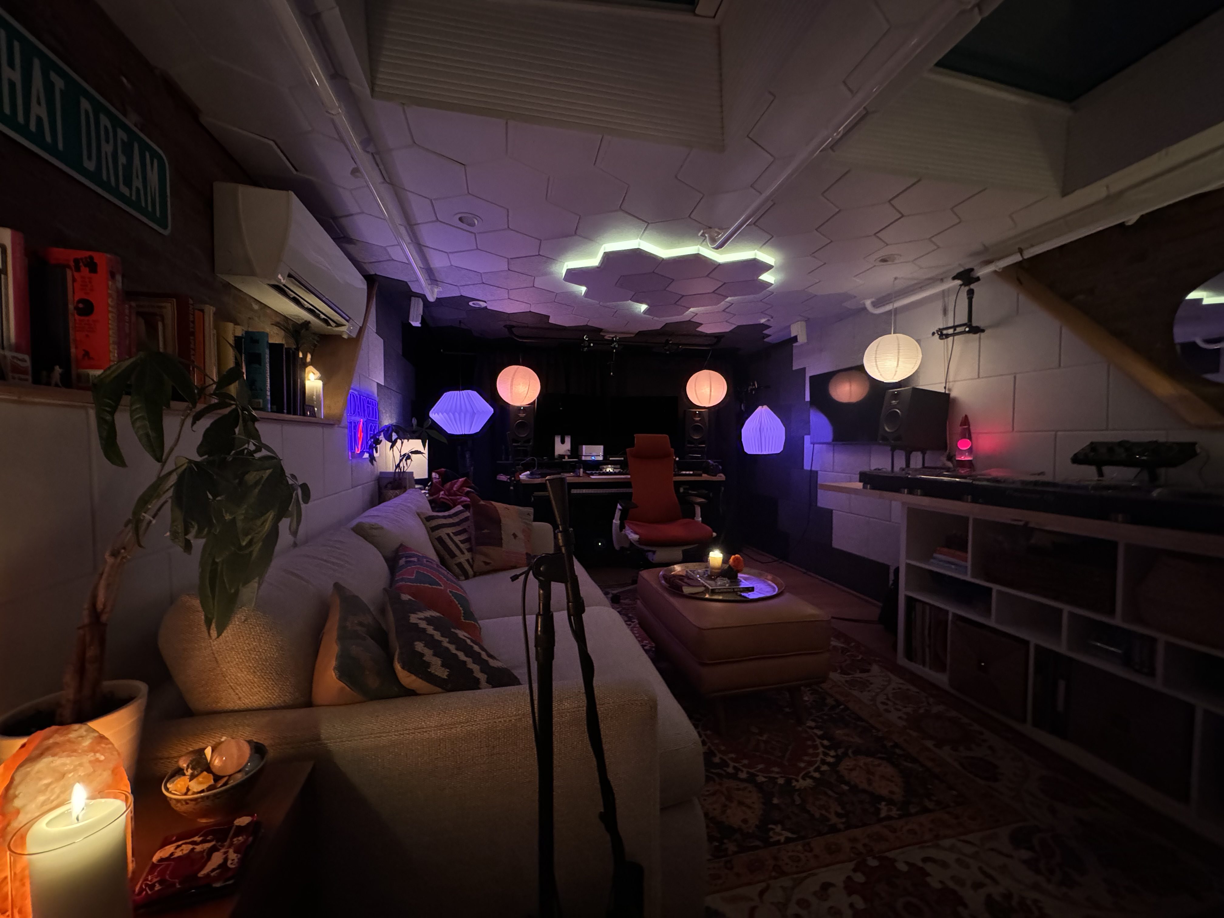 Danger Den custom recording studio with integrated sound design and acoustic treatment, Denver Colorado