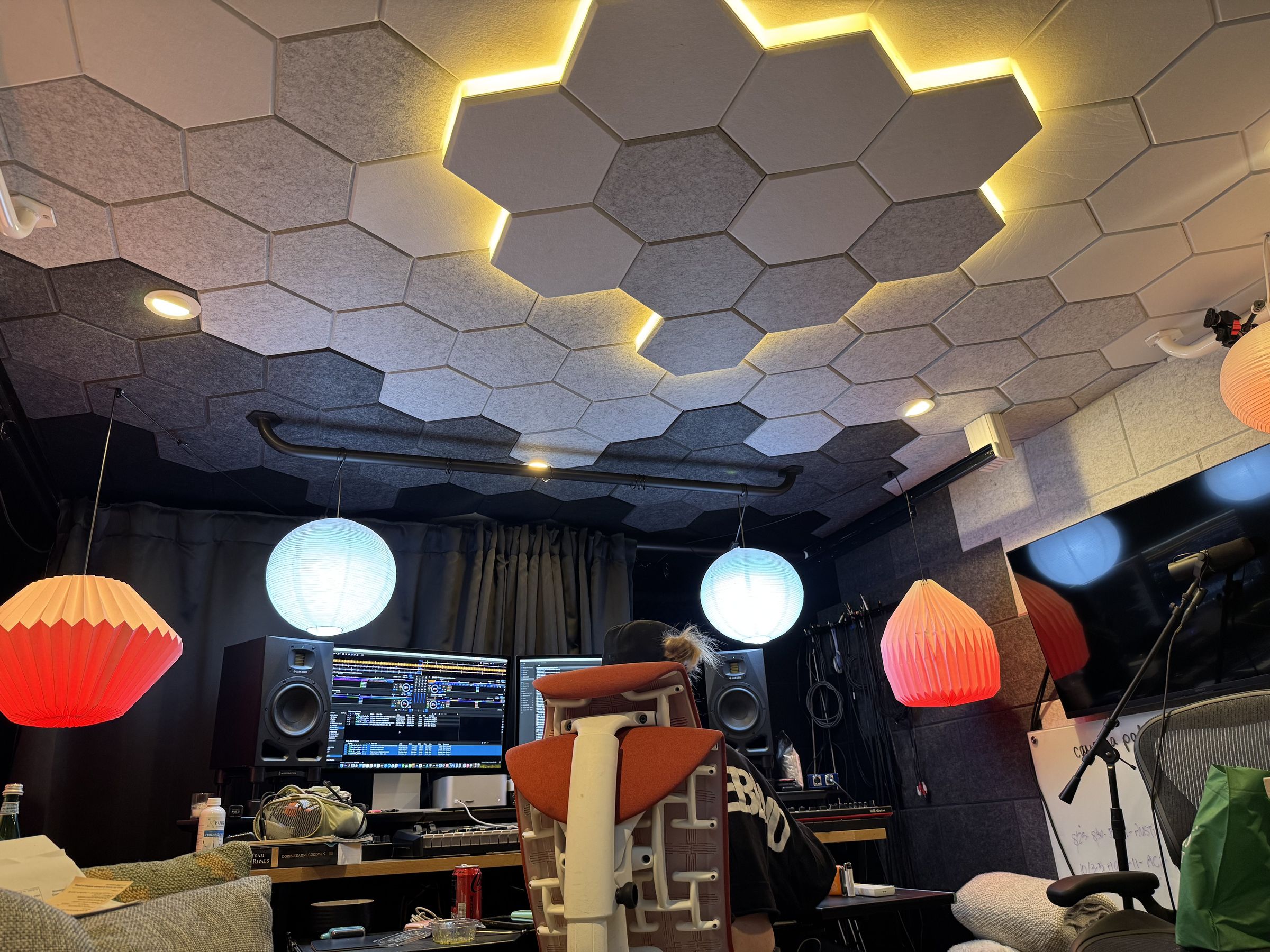 Danger Den custom recording studio with integrated sound design and acoustic treatment, Denver Colorado