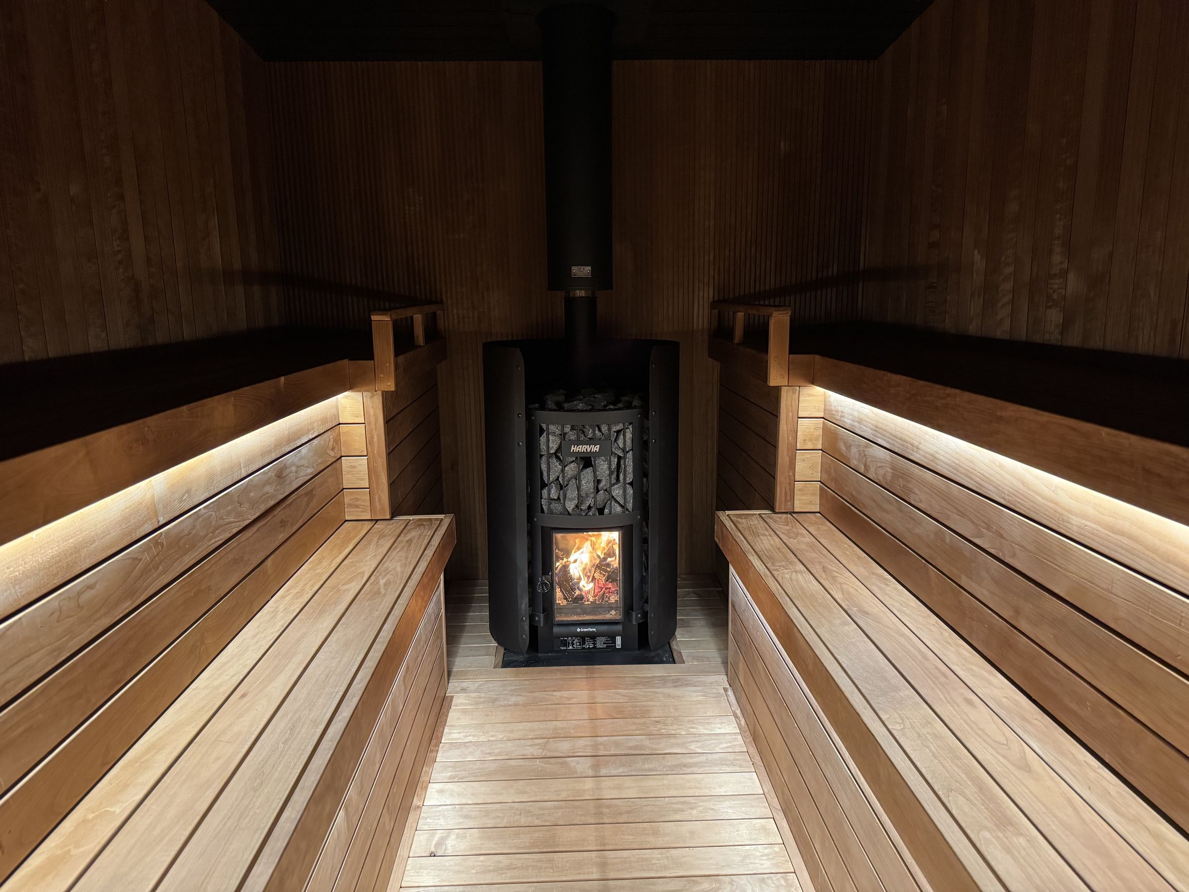 Portal custom mobile sauna design and build, Colorado by MD Design Build