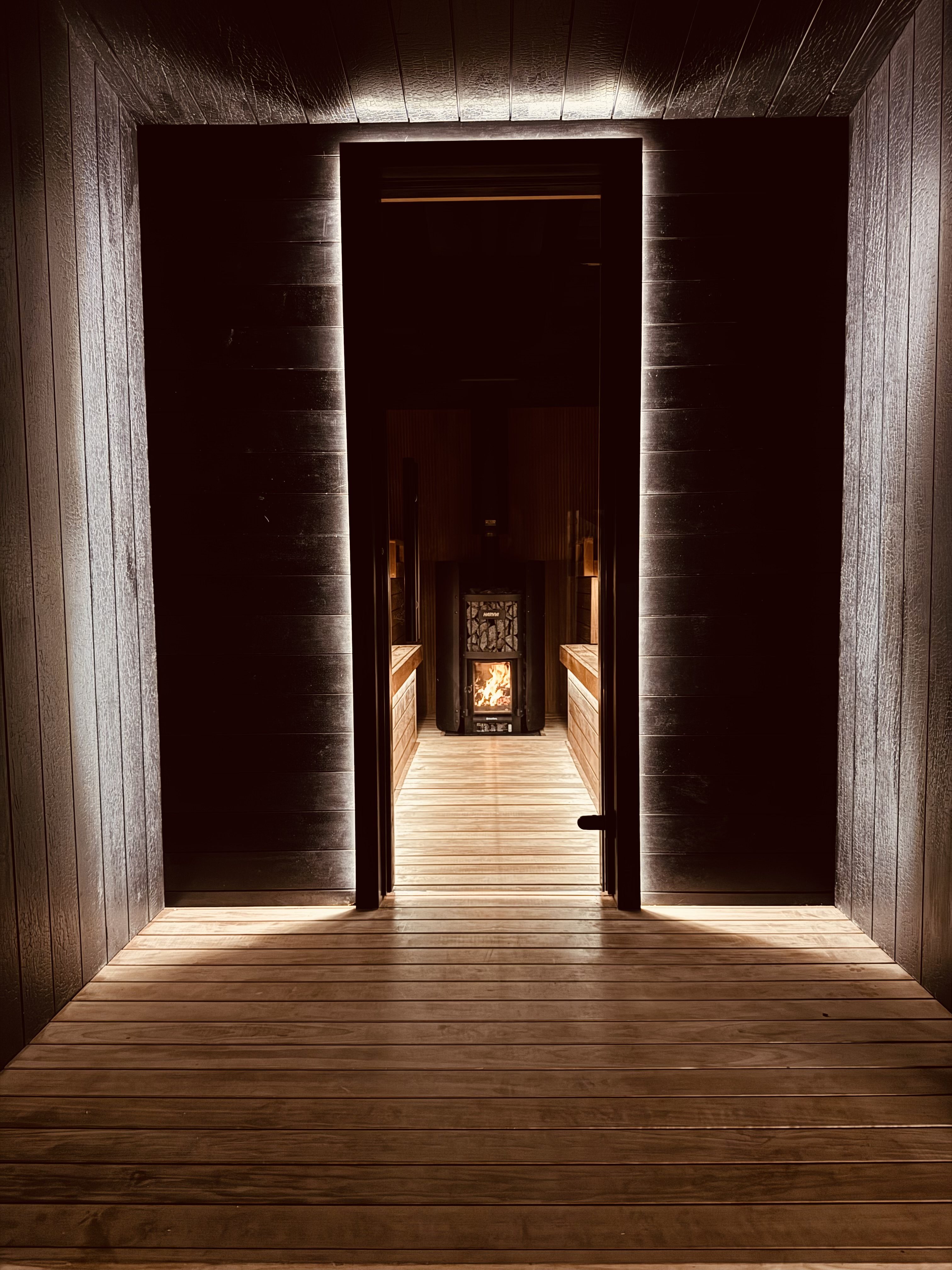 Portal custom mobile sauna design and build, Colorado by MD Design Build