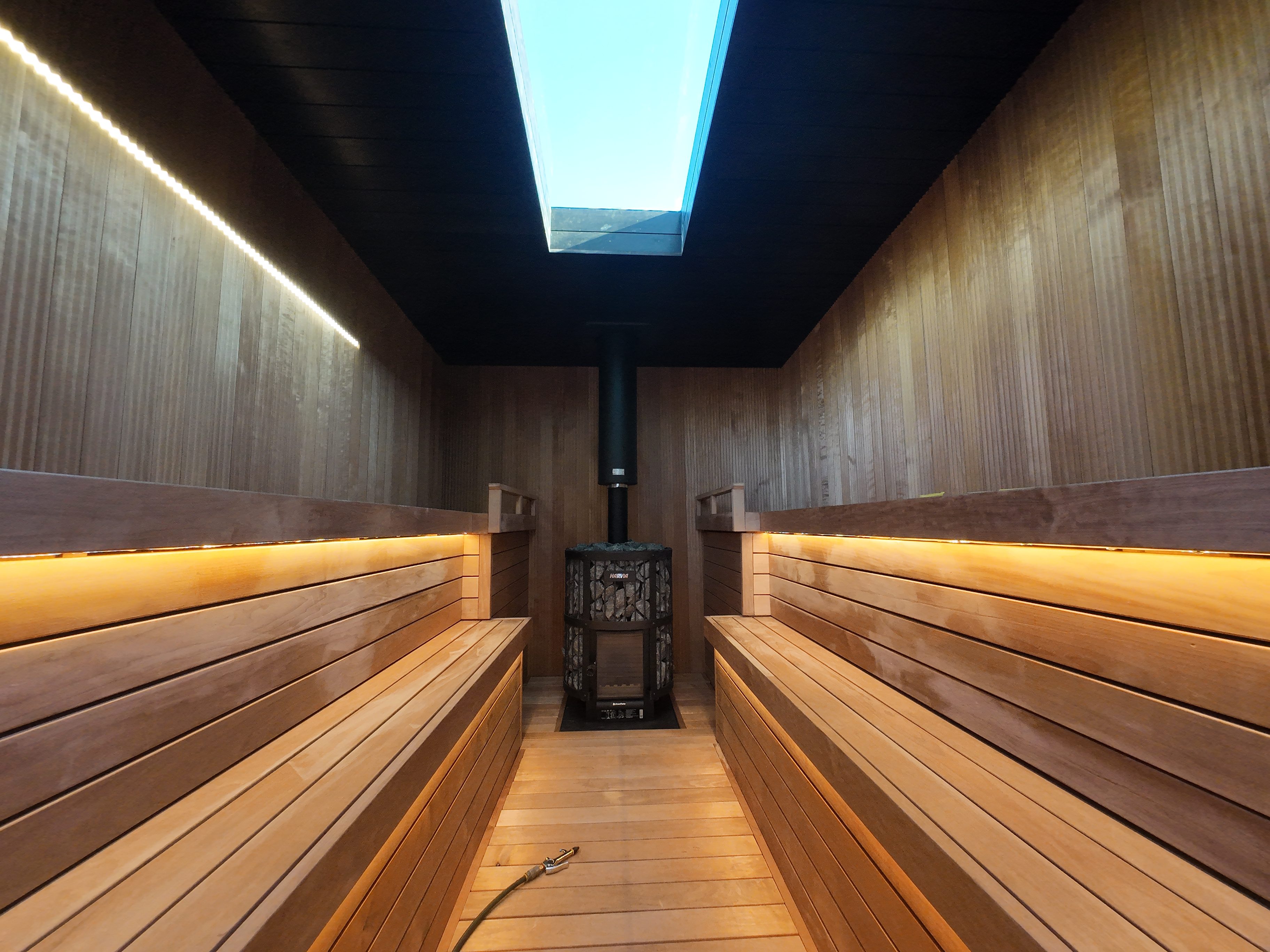 Portal custom mobile sauna design and build, Colorado by MD Design Build